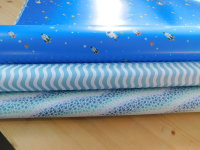 Geschenkpapier Set- Blau wie der Himmel und das Meer 3...